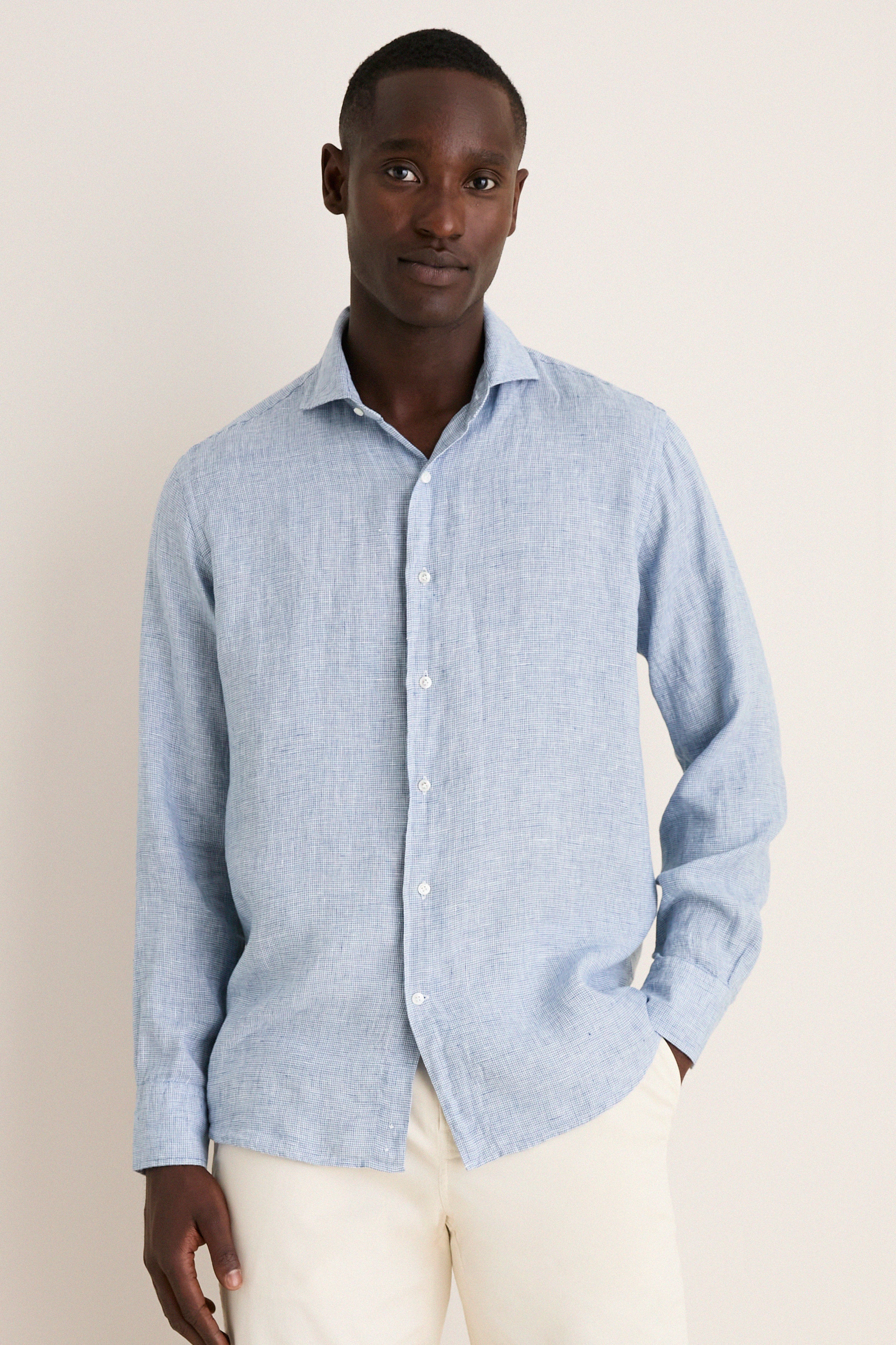 Storm Astino Lino Check Sport Shirt