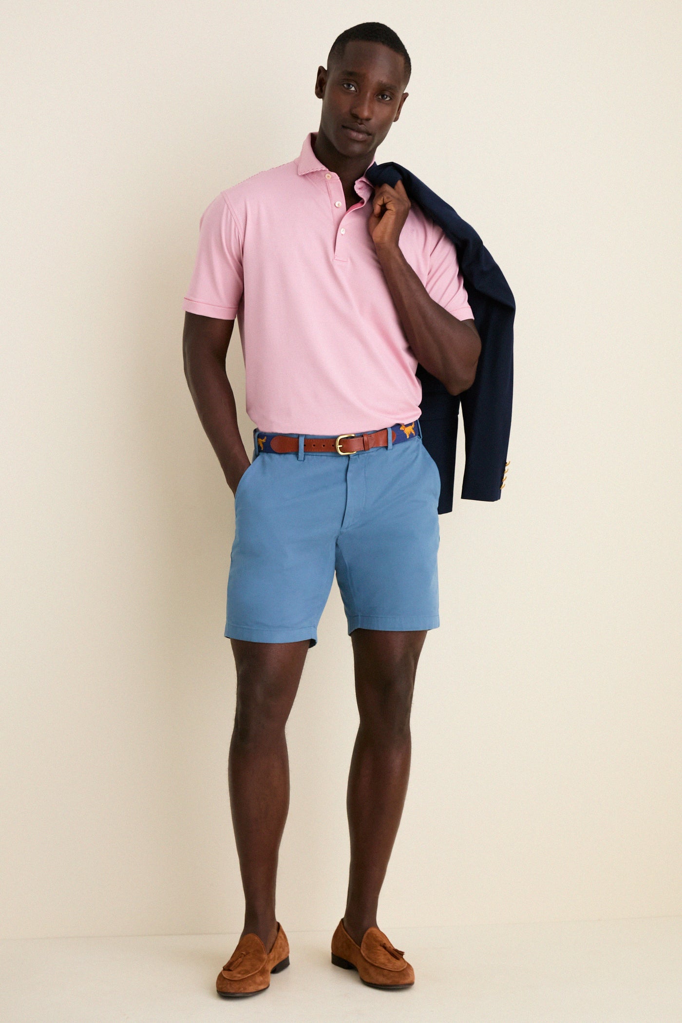 Chili Red Jubilee Performance Jersey Polo offers classic, high-end style with effortless comfort, featuring a tailored fit and technical fabric ideal for versatile, fun occasions.