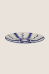 Blue Stripe Dessert Plate