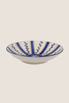 Blue Stripe Serving Bowl