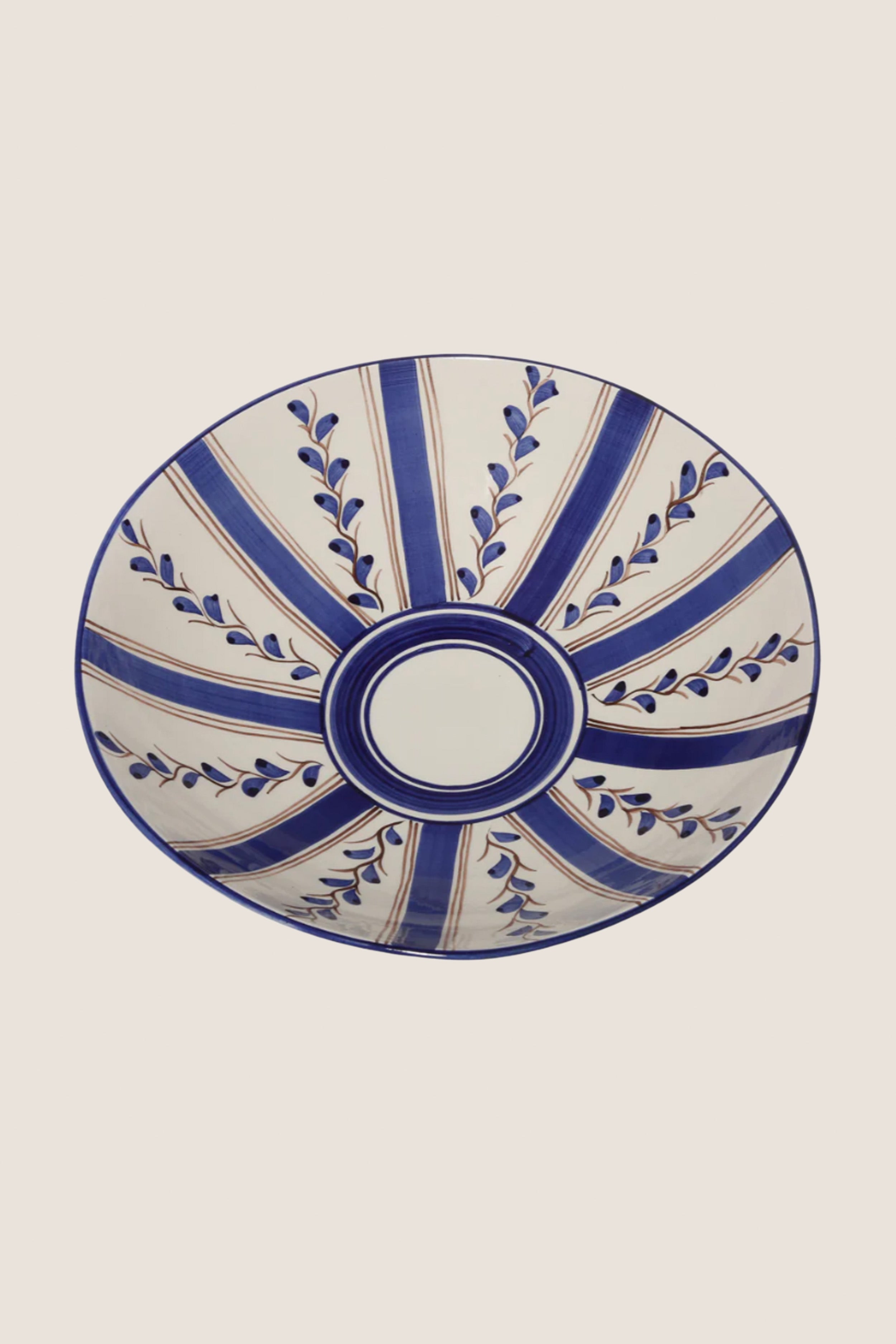 Carolina Irving and Daughters Stripe Serving Bowl