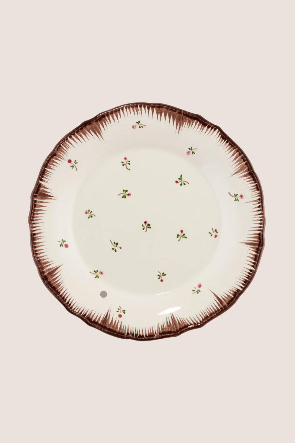 Lily Brown Dinner Plate