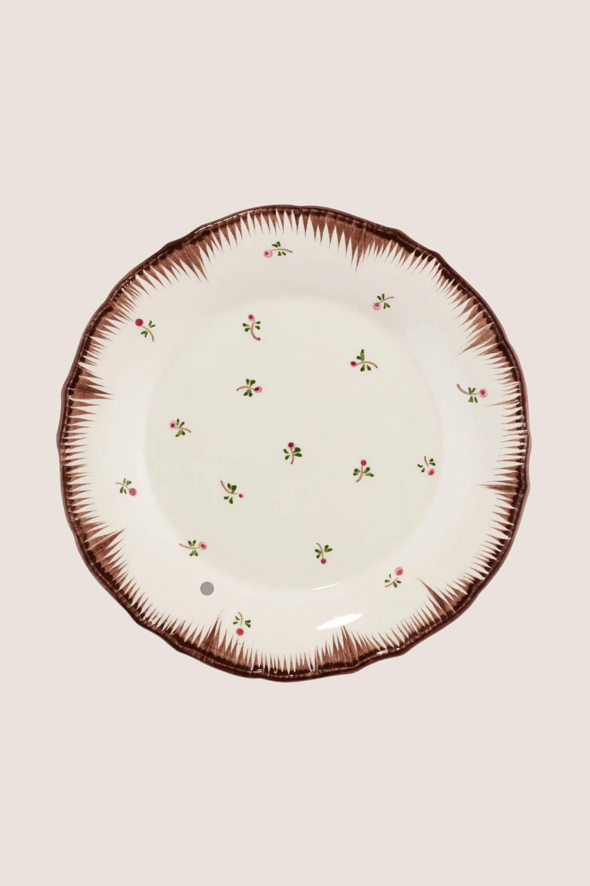 Lily Brown Dinner Plate