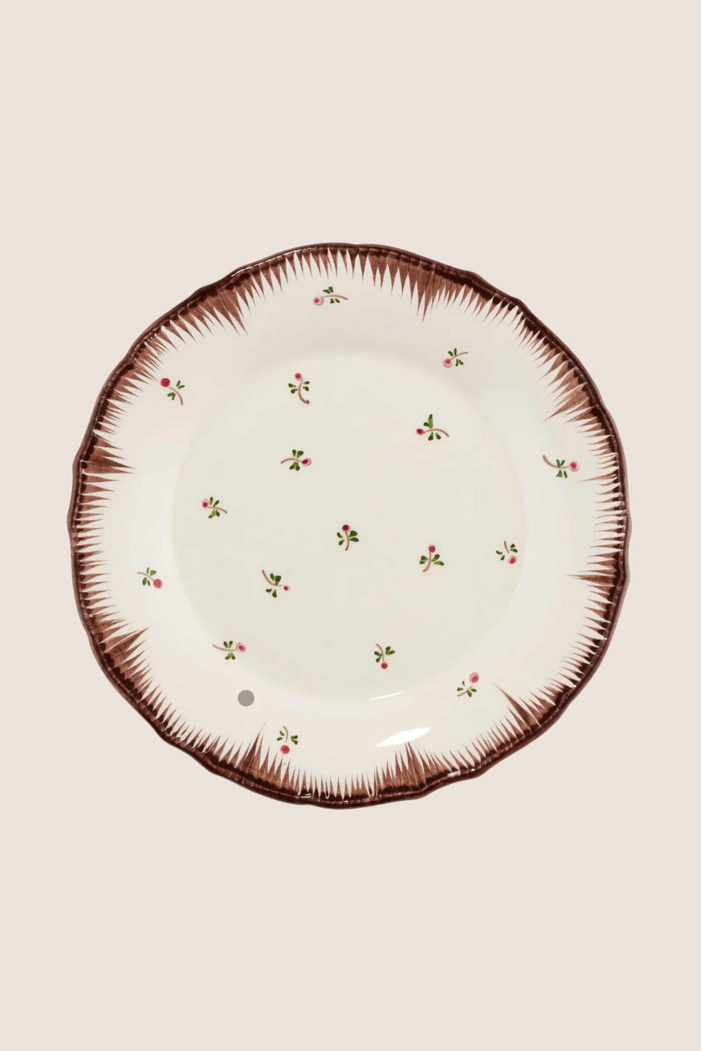 Lily Brown Dinner Plate