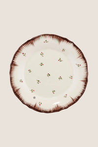 Lily Brown Dinner Plate