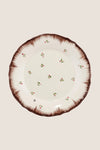 Lily Brown Dessert Plate