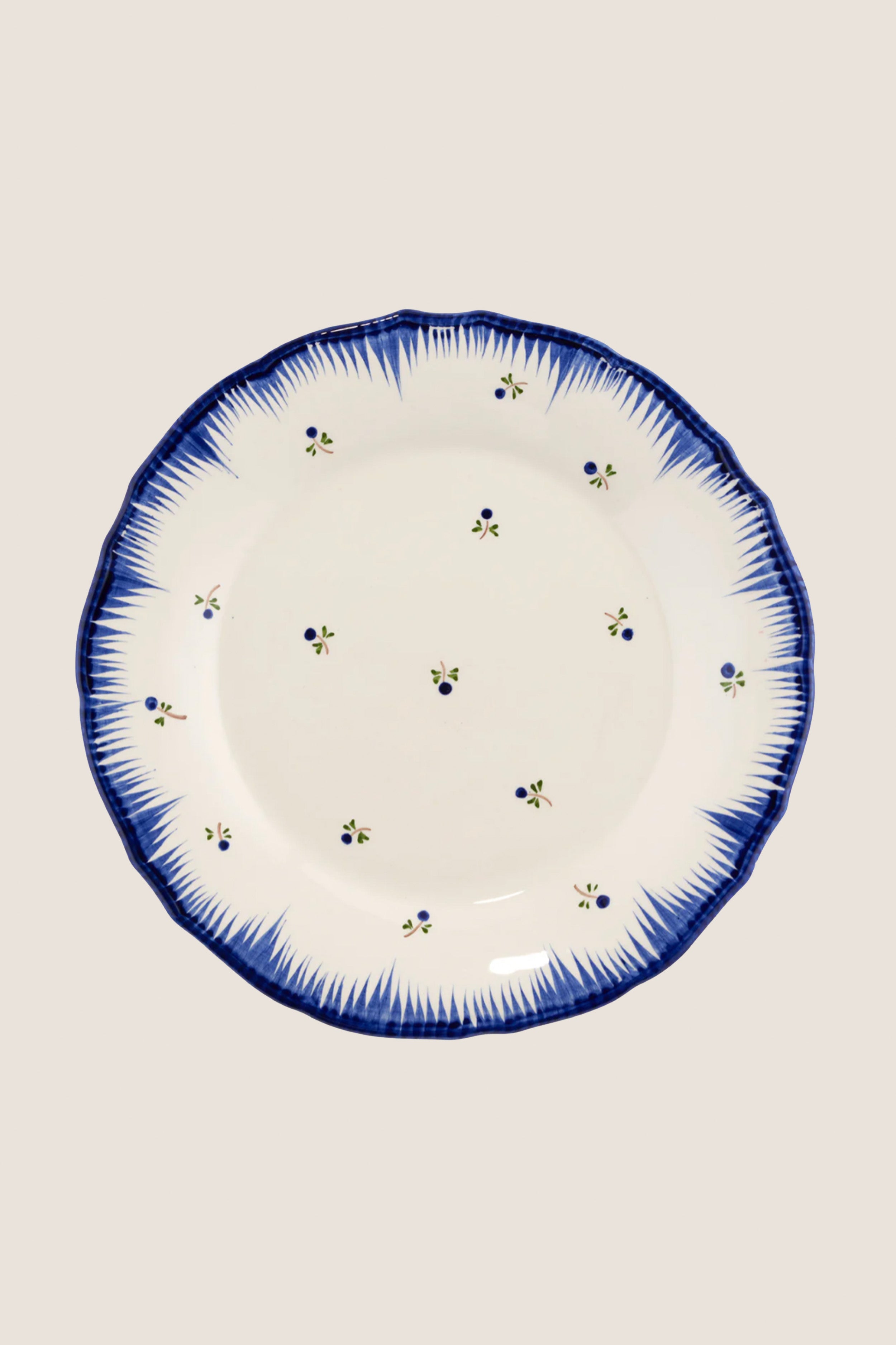 Lily Blue Dinner Plate