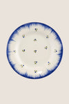 Lily Blue Dessert Plate
