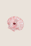 Concha Candle Pink with White