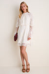 Cream Lace Collar Annabel Mini Dress
