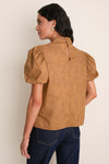 Caramel Floral Gigi Blouse