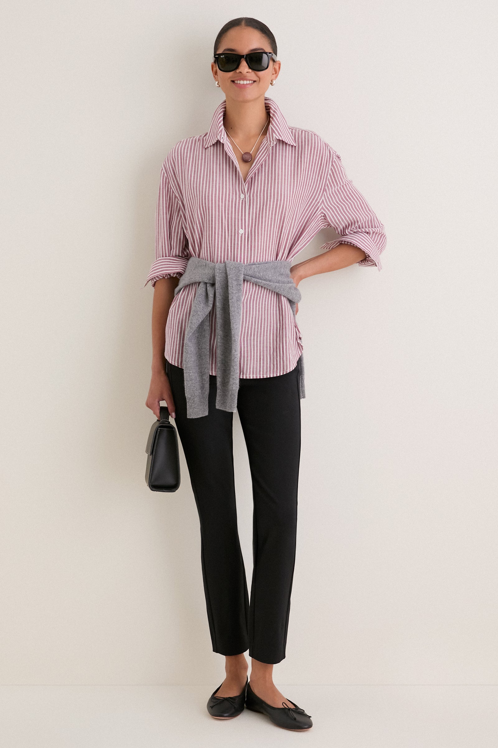 Noir Four-Way Stretch Zoey Pixie Pants