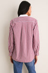 Port Stripe Camelot Collar Tunic