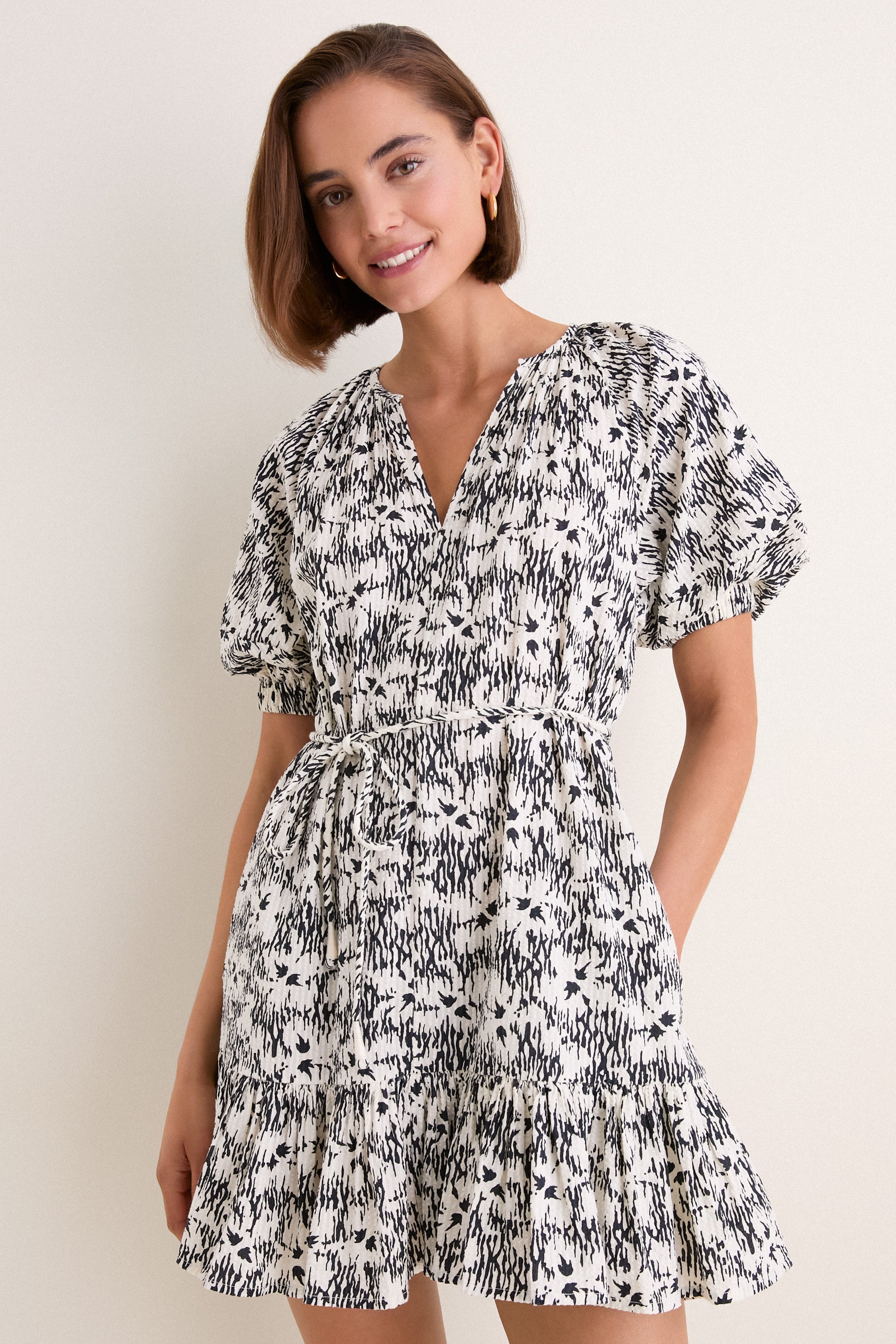 Tropical Midnight Textured Otillie Mini | Apiece Apart