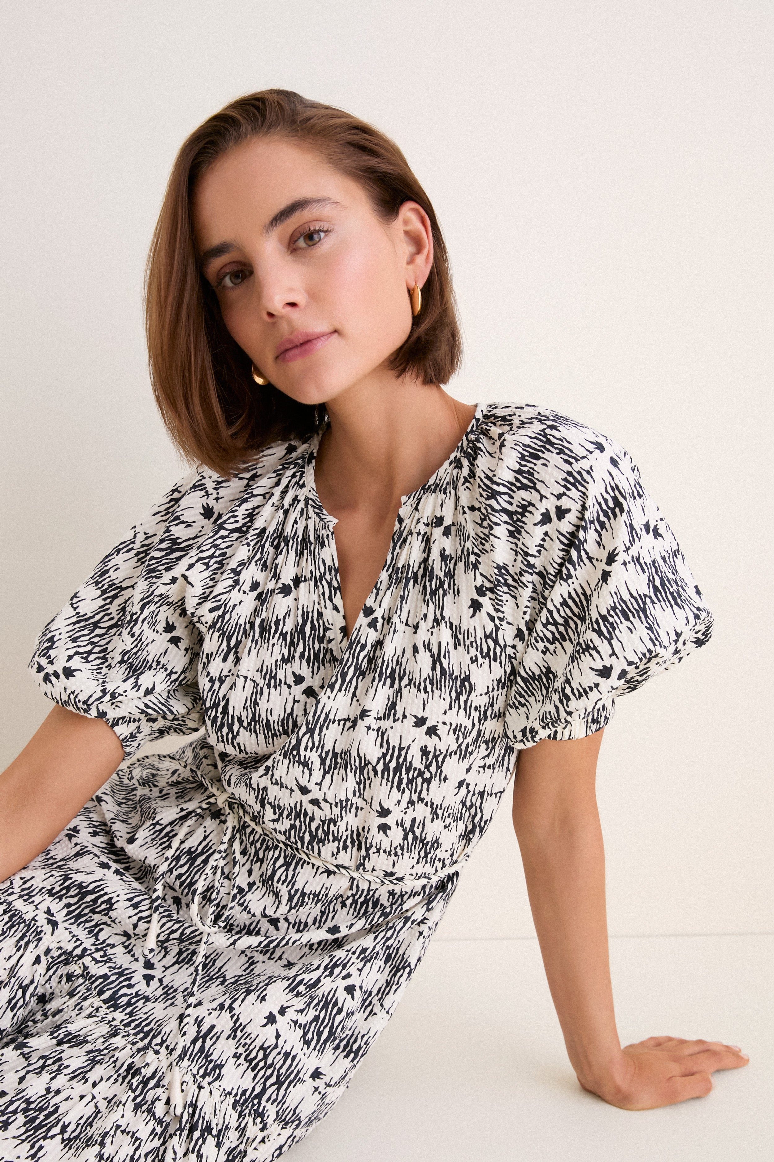Tropical Midnight Textured Otillie Mini