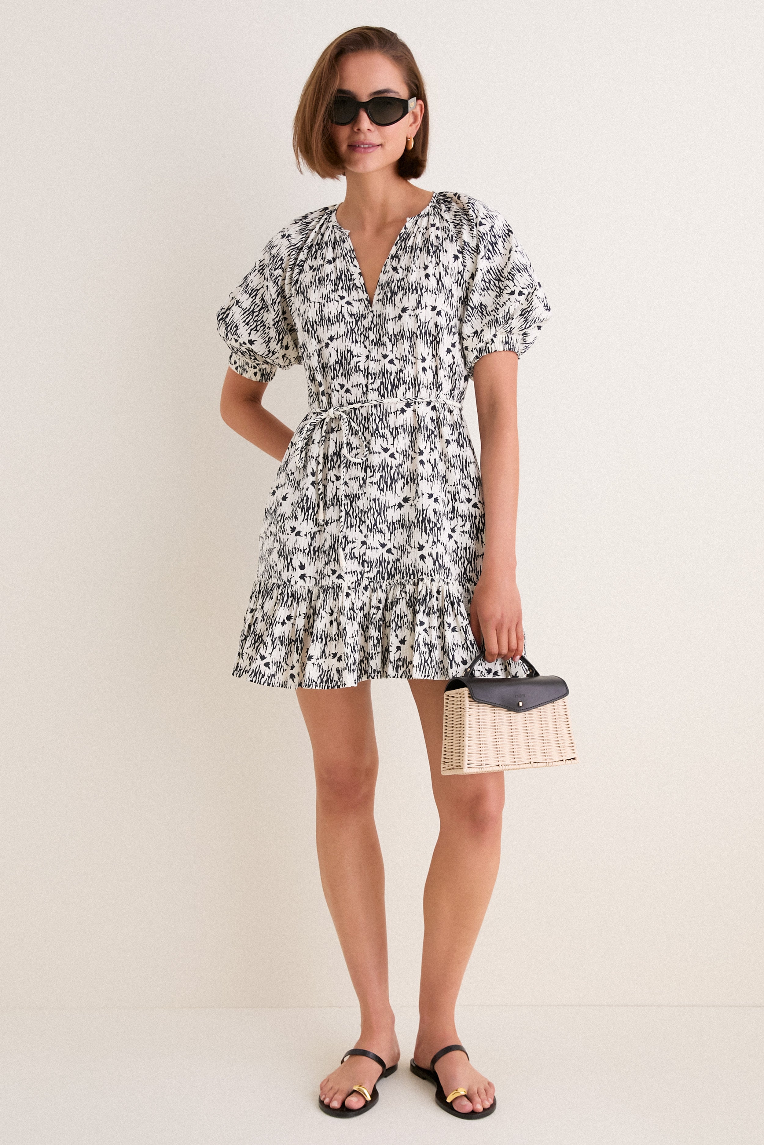 Tropical Midnight Textured Otillie Mini | Apiece Apart