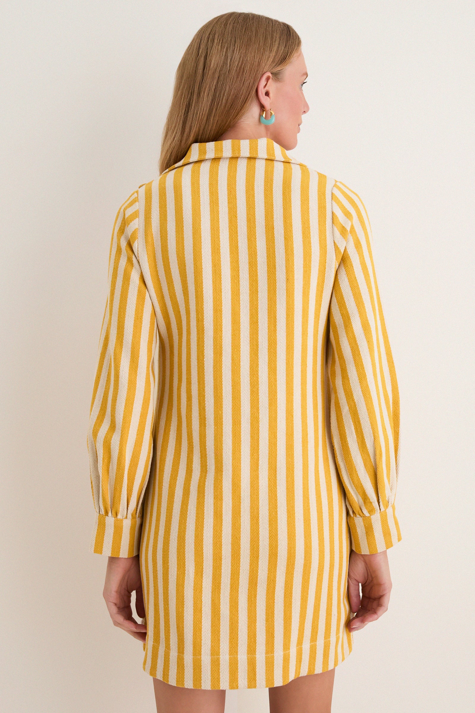 Off-White Isadora Sunlight Stripe Dress