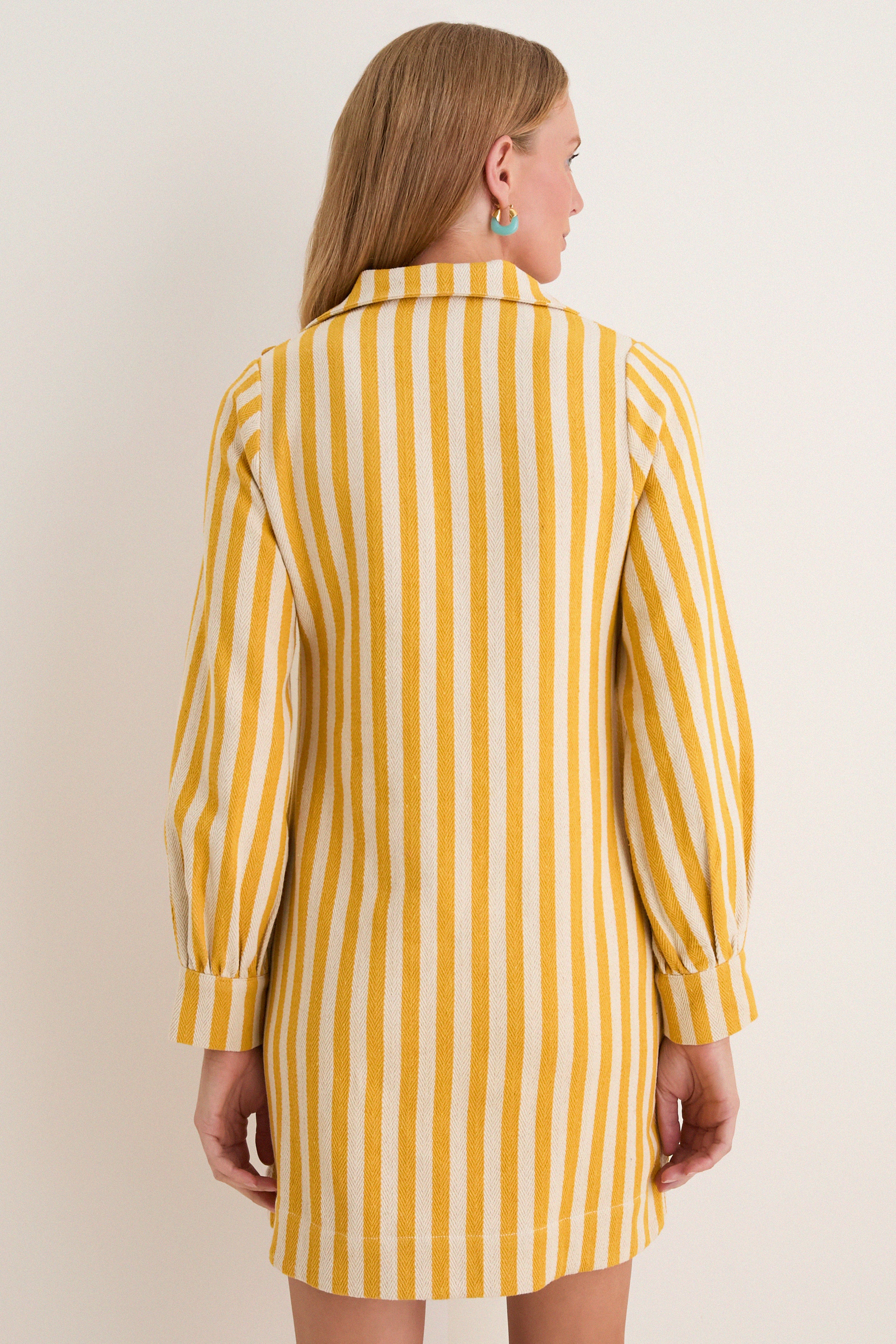 Off-White Isadora Sunlight Stripe Dress