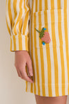 Off-White Isadora Sunlight Stripe Dress
