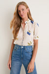 Off-White Winnie Blueberry Flora Shirt