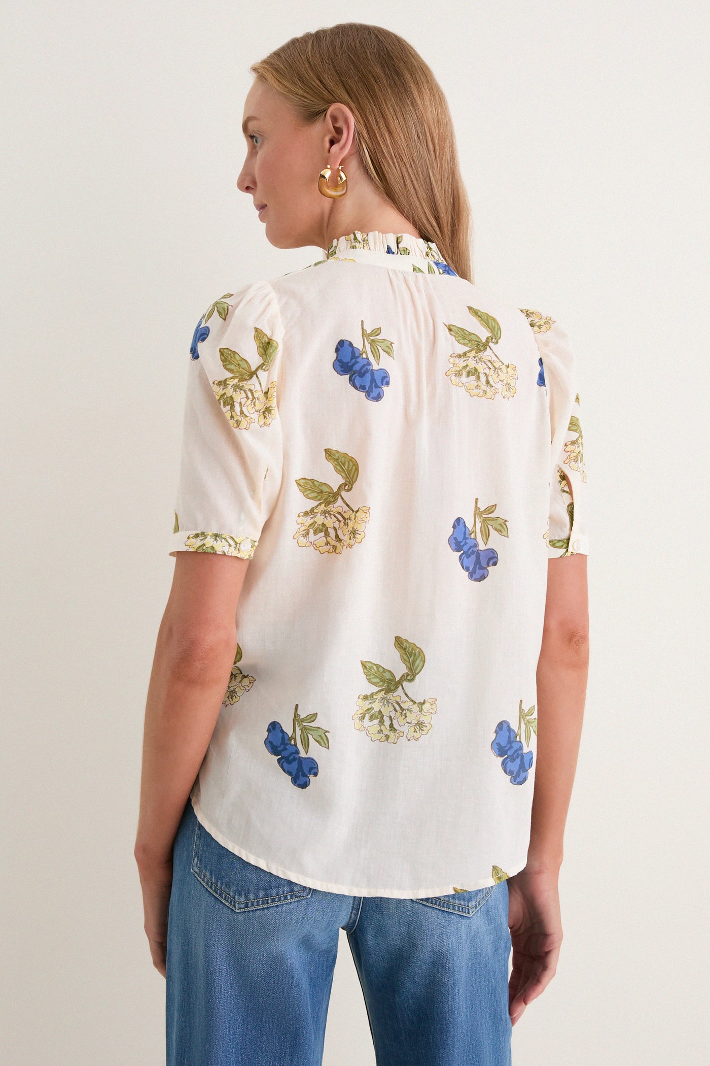 Off-White Winnie Blueberry Flora Shirt