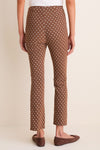 Cocoa Dot Stretch Jacquard Ashford Pants