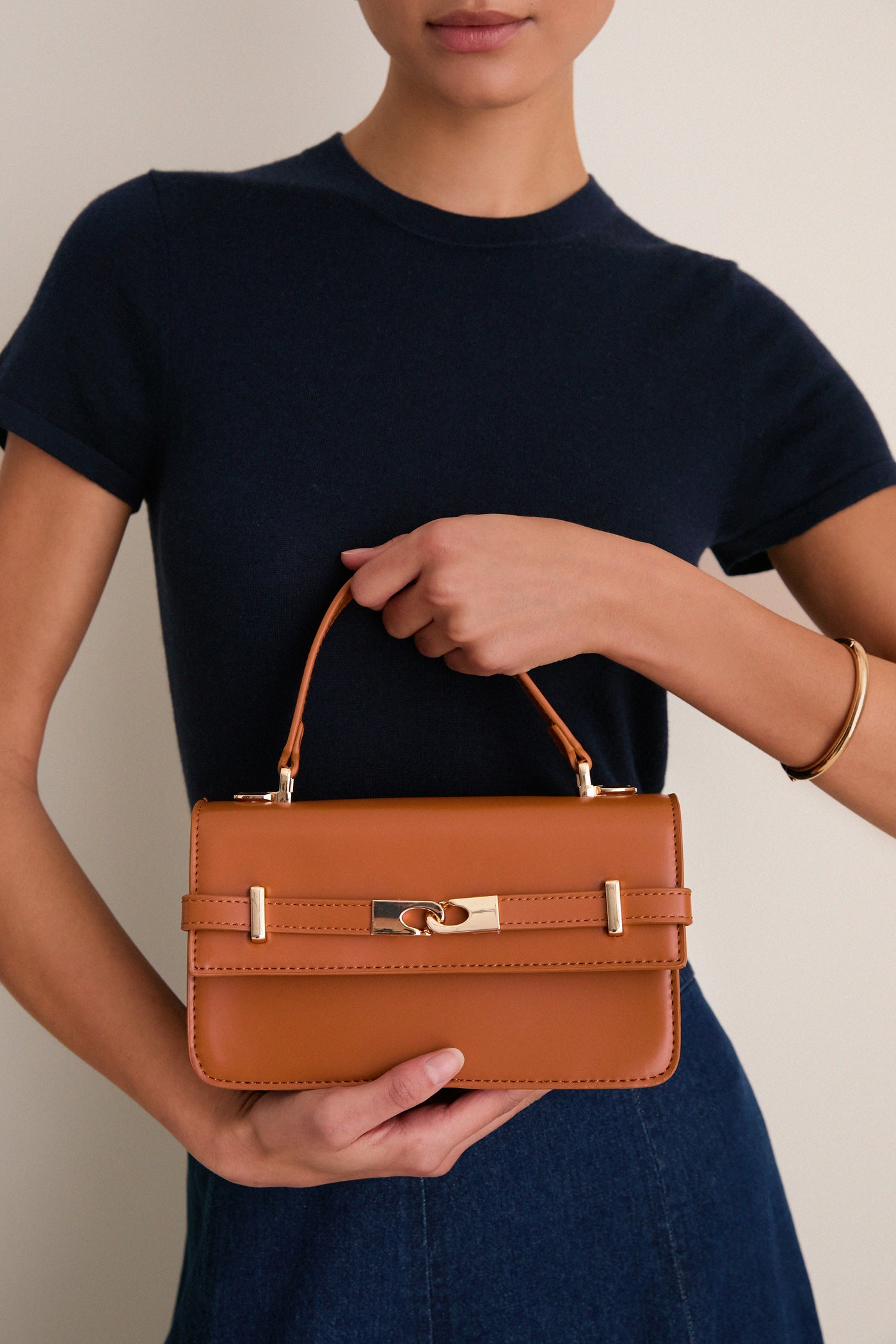 Cognac Lily Crossbody