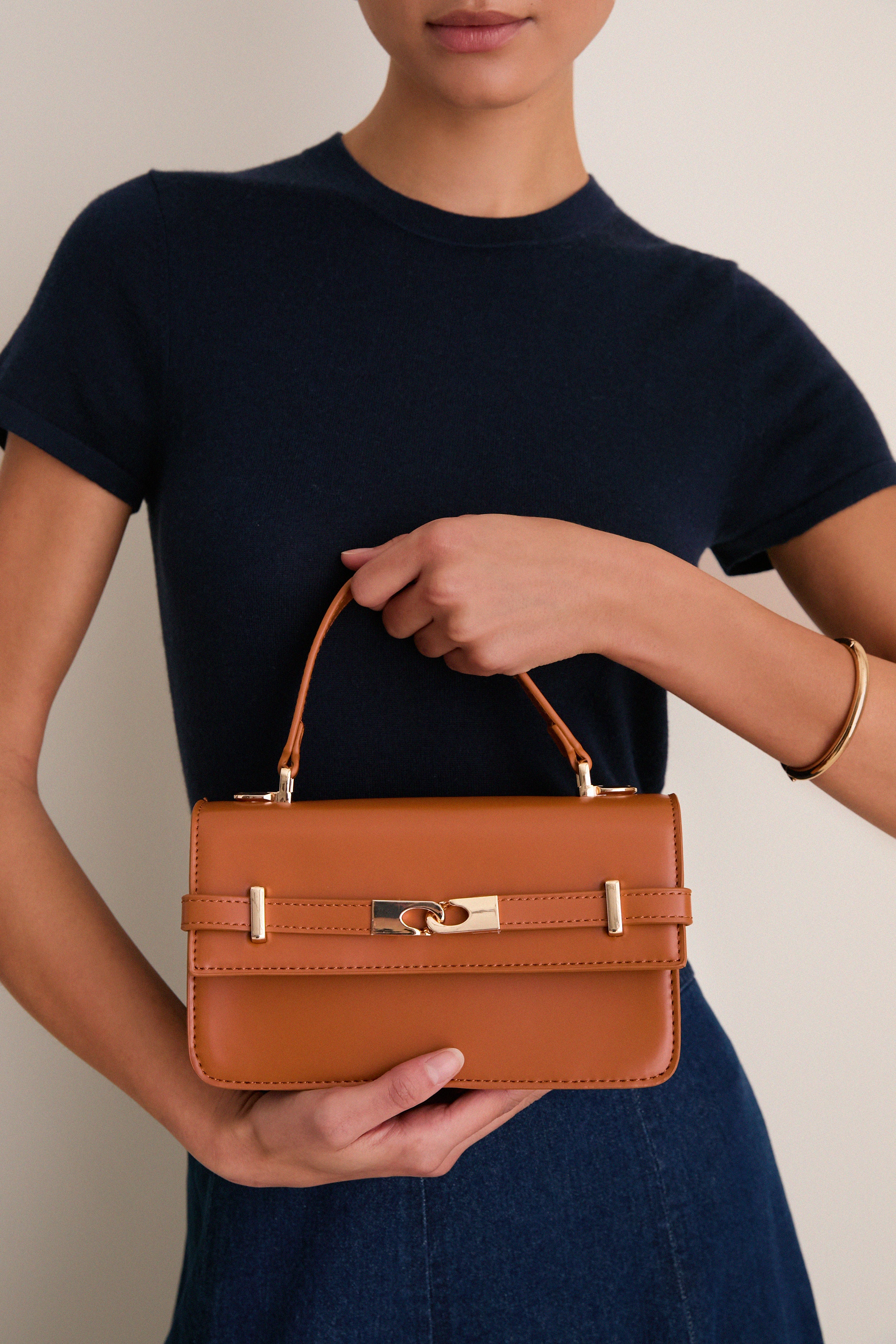 Cognac Lily Crossbody