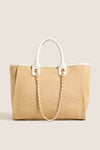 Natural White Jaxon Tote