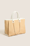 Natural White Jaxon Tote