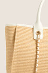 Natural White Jaxon Tote