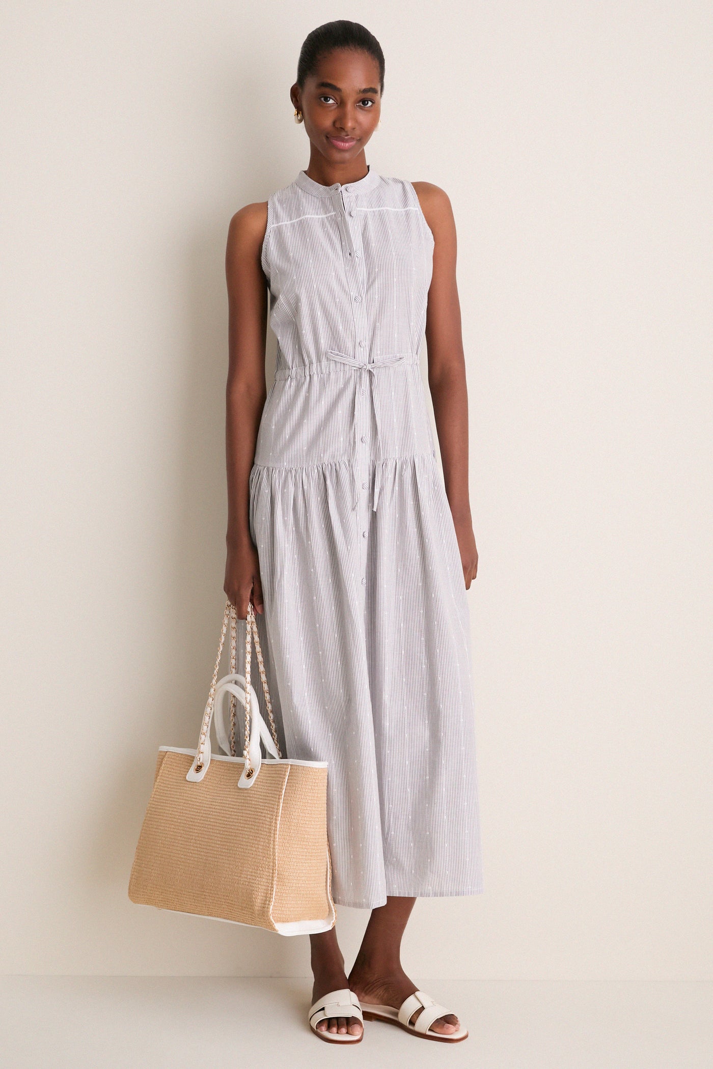 Natural White Jaxon Tote