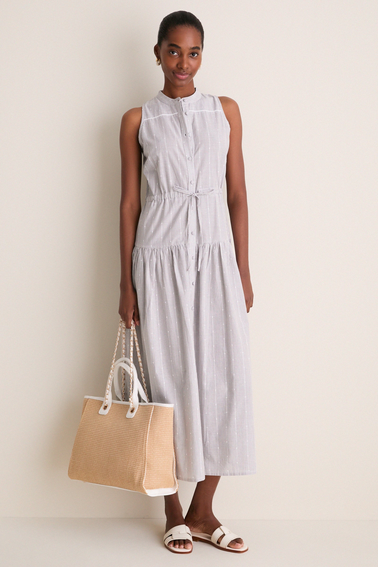 Natural White Jaxon Tote