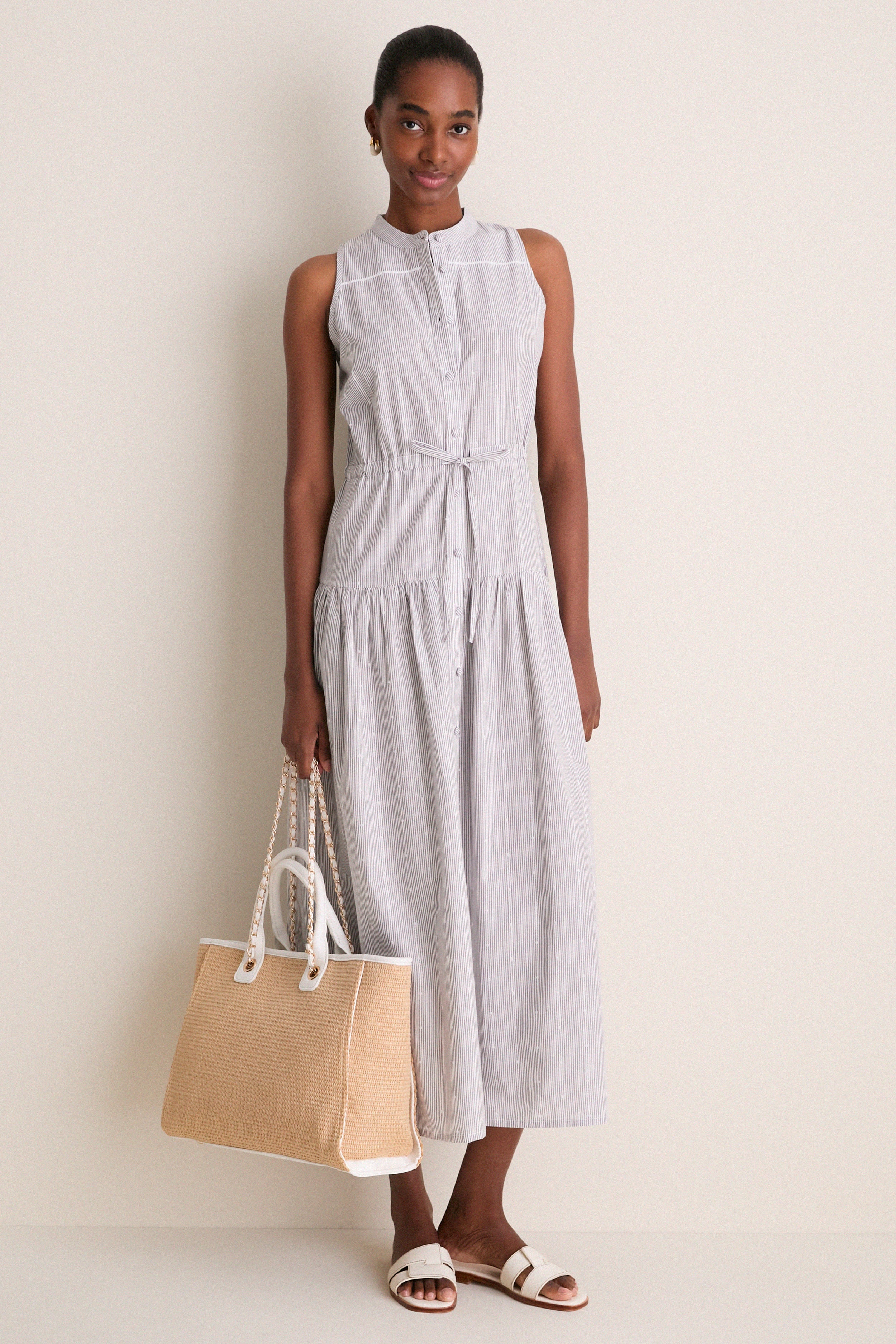 Natural White Jaxon Tote