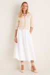 Ivory Crochet Daisy Cardigan