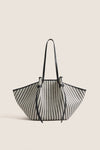 Striped Large Mochi Bag