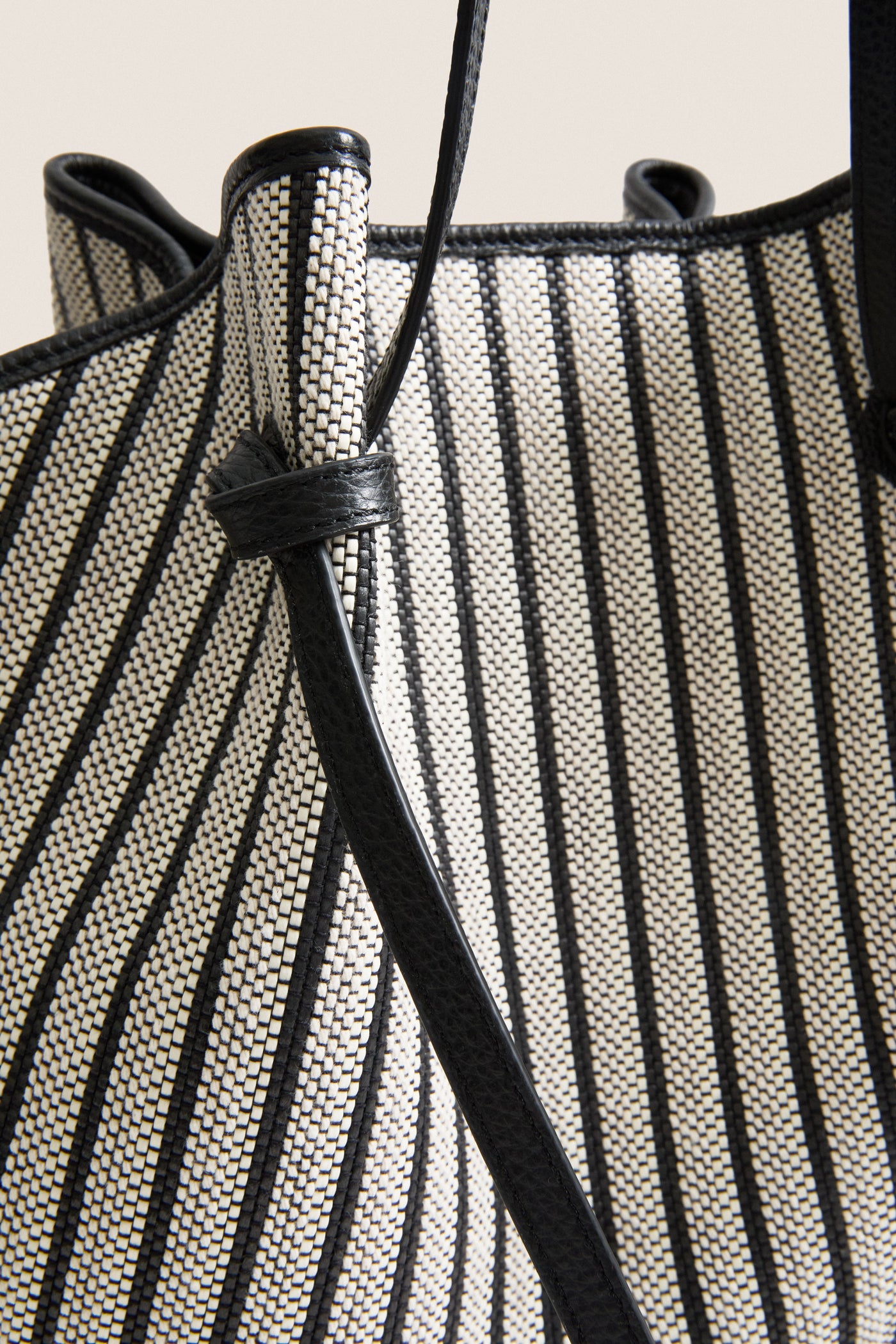 Striped Large Mochi Bag