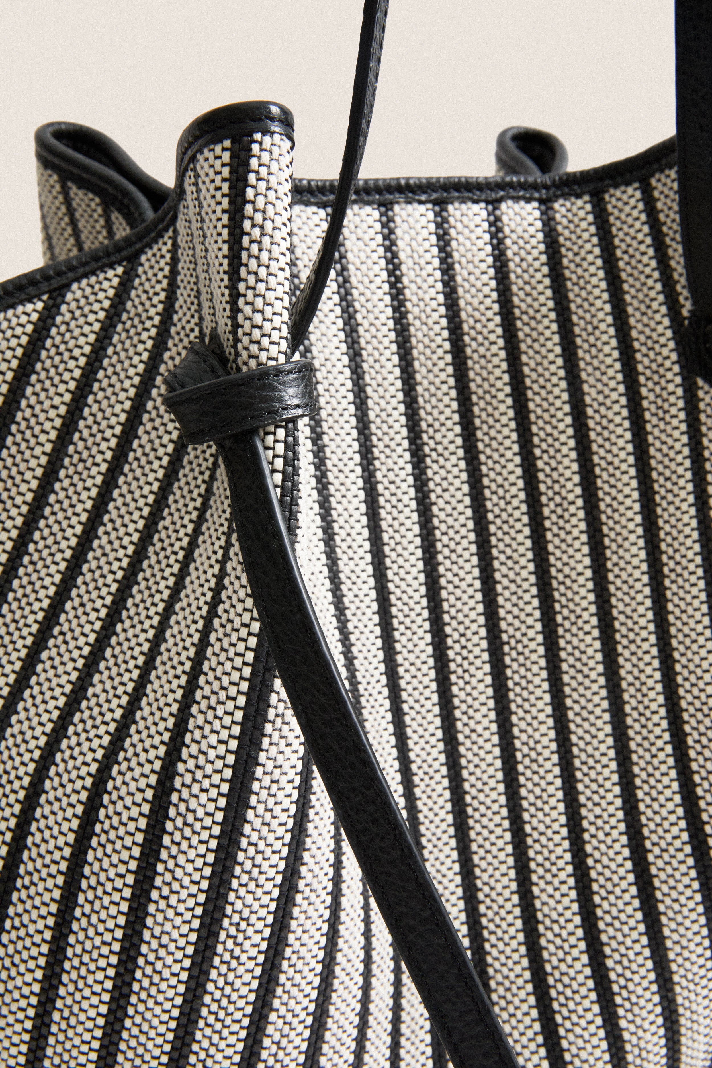 Striped Large Mochi Bag