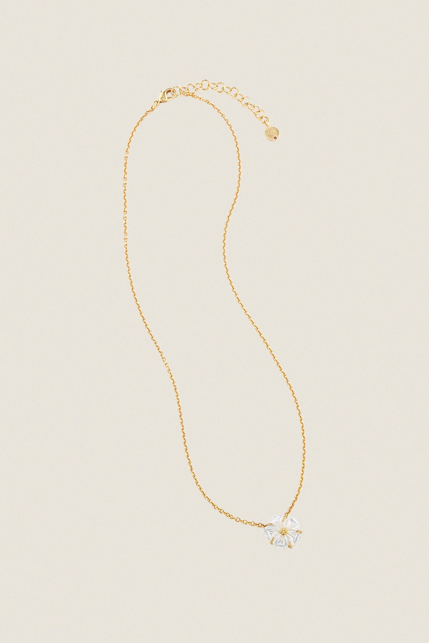 Mother of Pearl Meadow Garden Petite Station Necklace