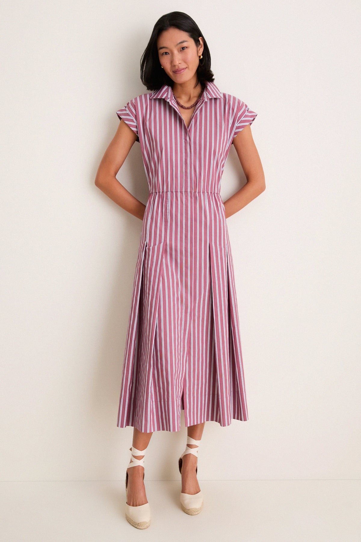 Port Stripe Caterina Shirt Dress