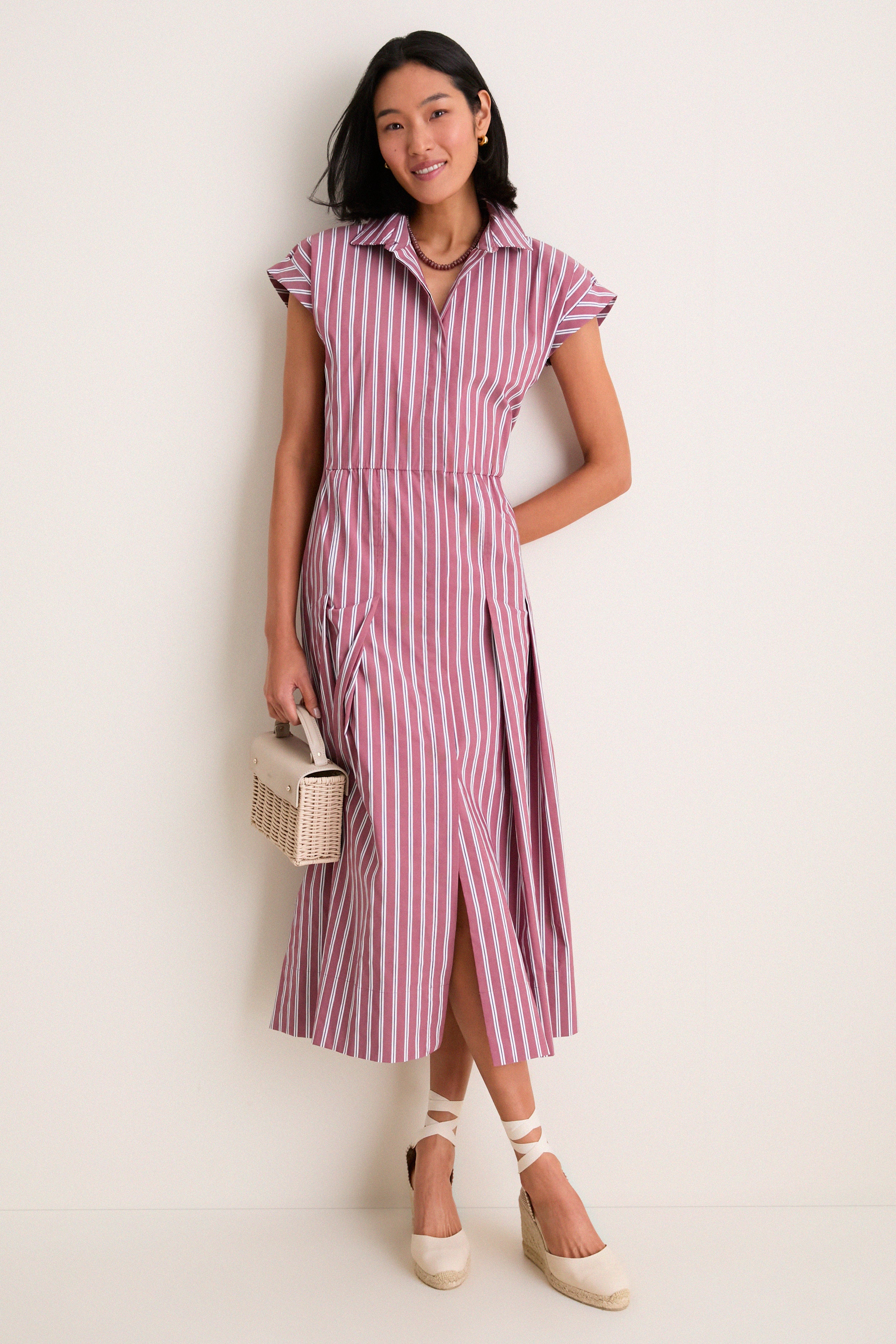 Port Stripe Caterina Shirt Dress | Tuckernuck