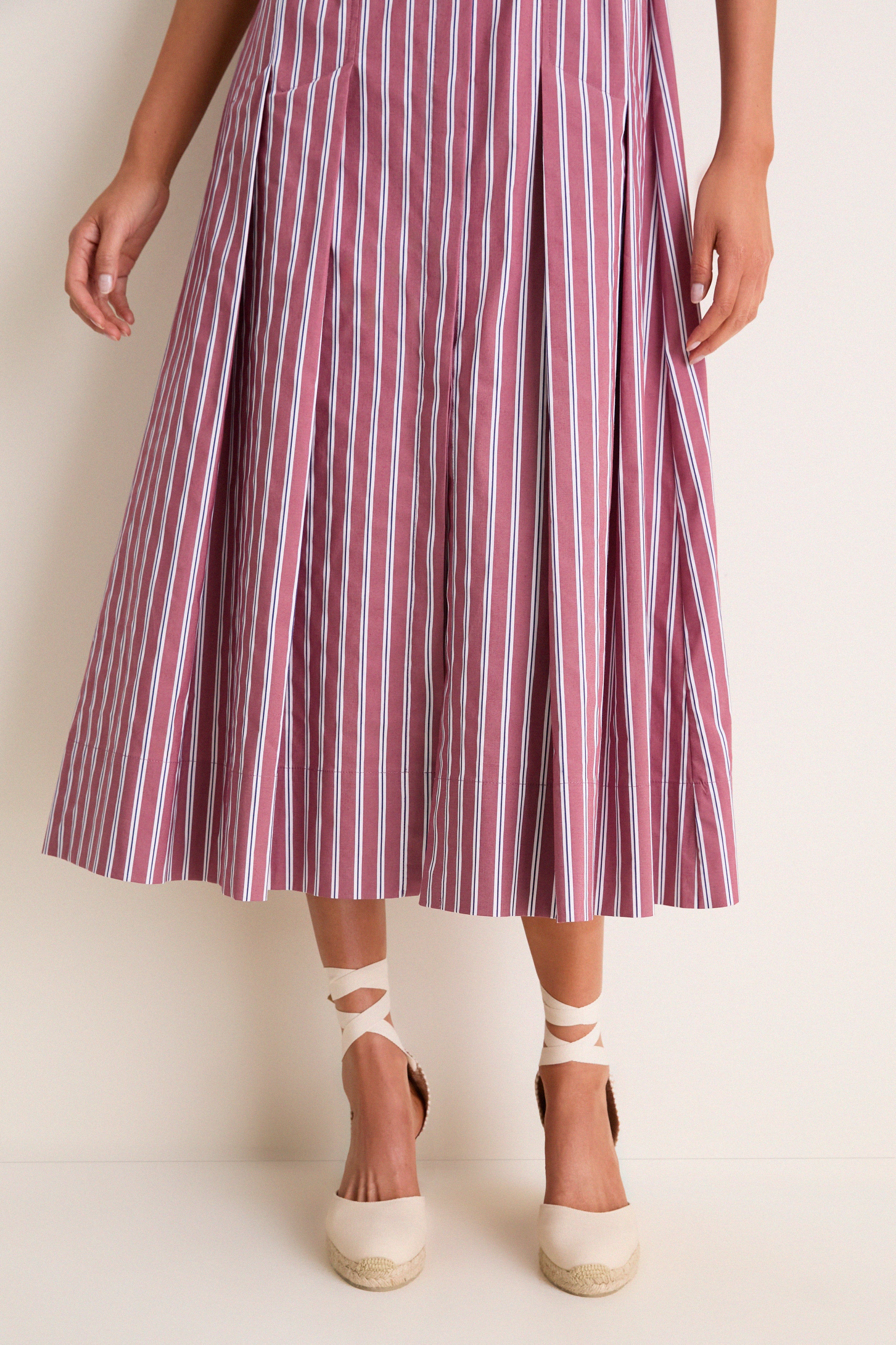 Port Stripe Caterina Shirt Dress