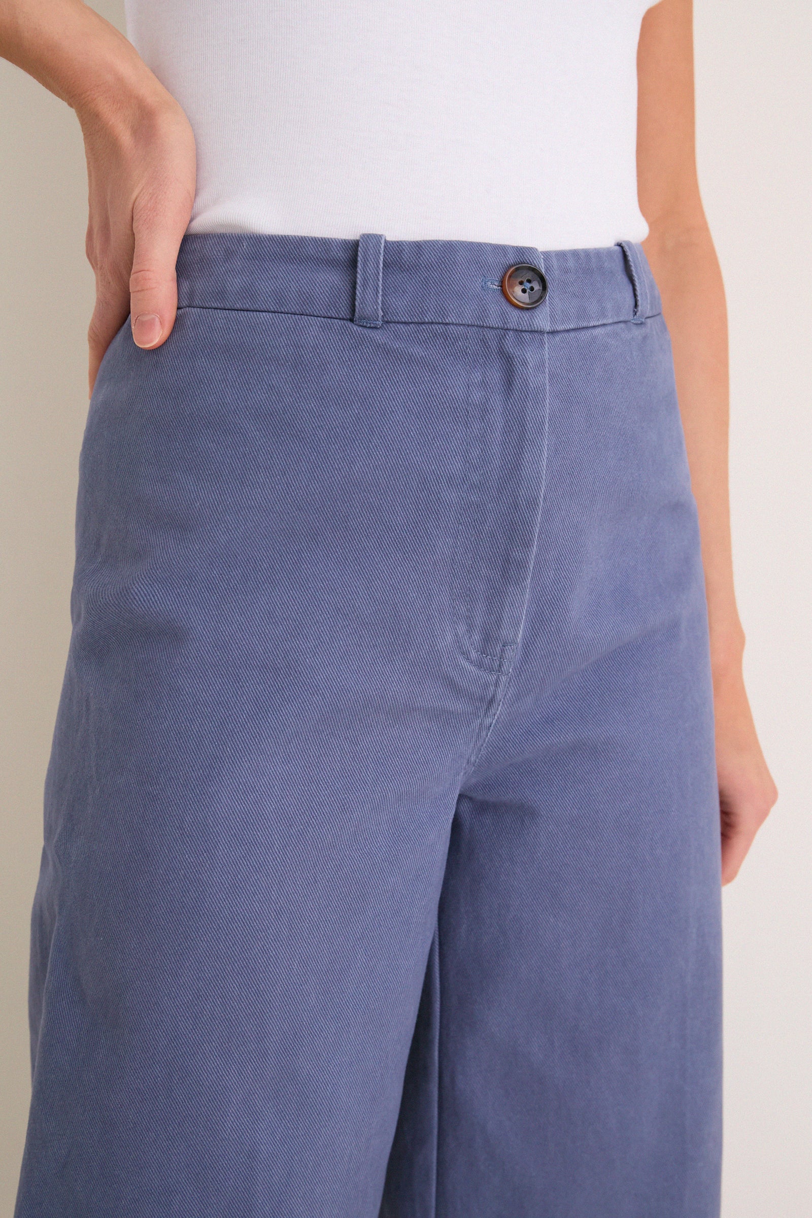 Indigo Twill Florence Pants