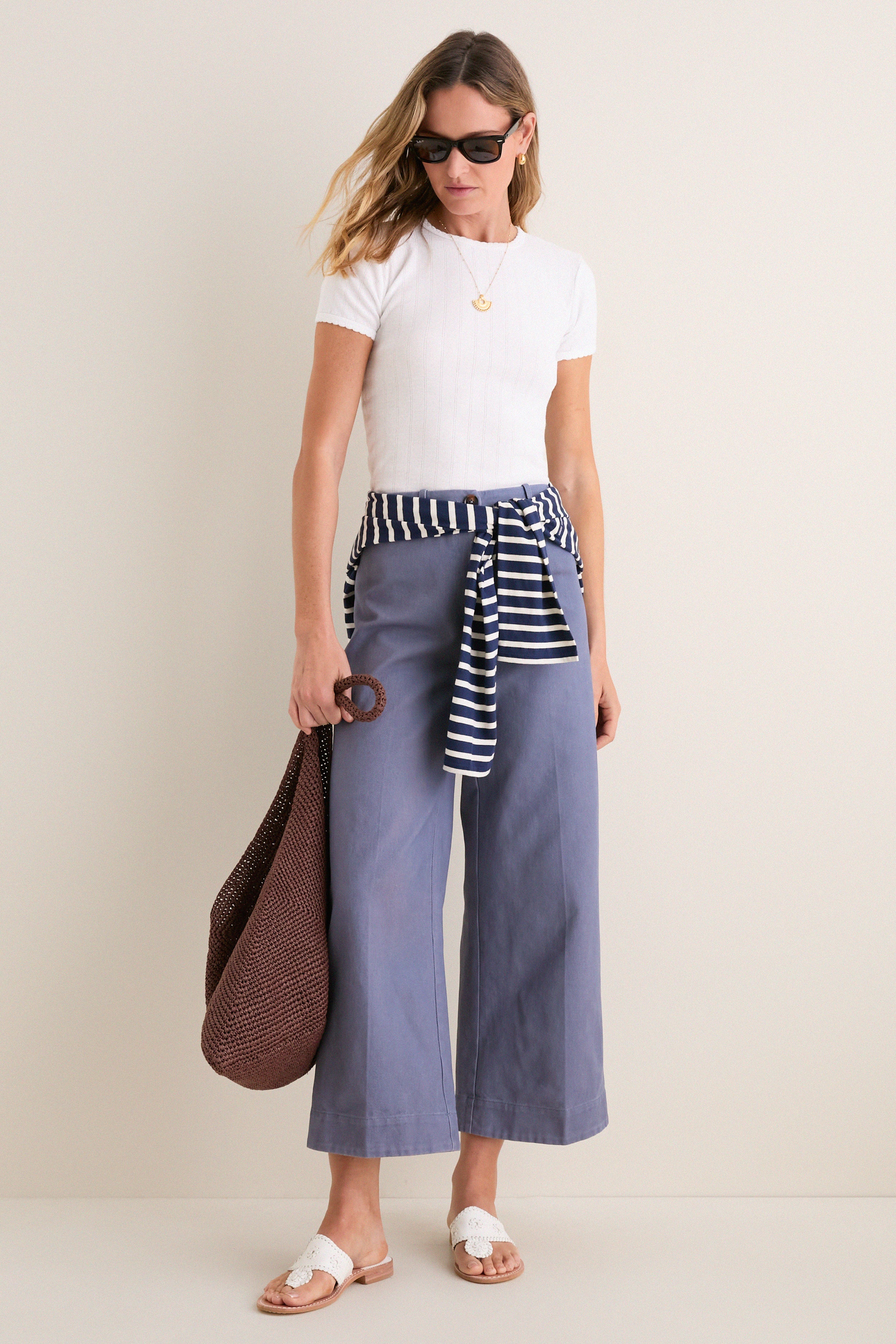 Indigo Twill Florence Pants
