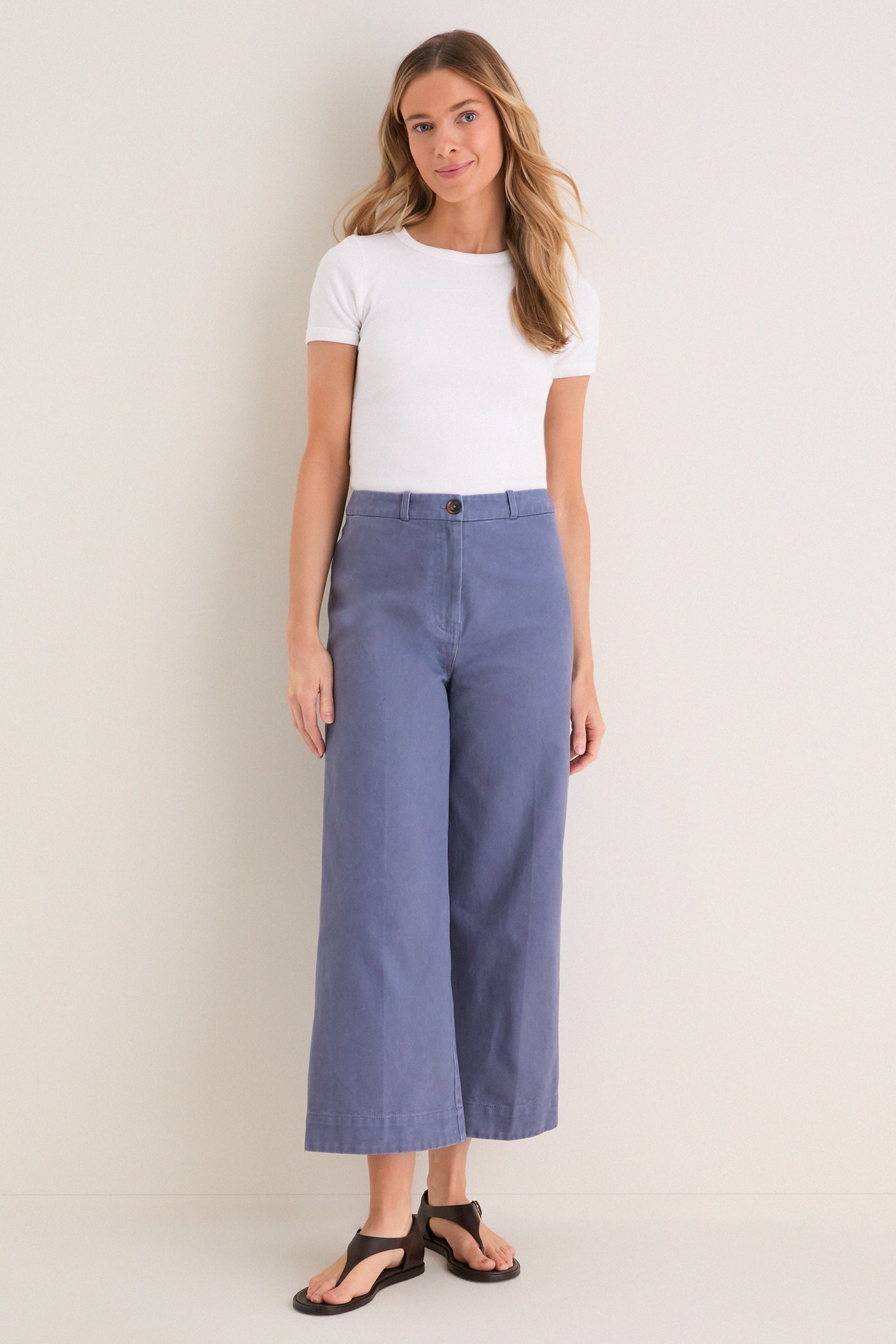 Indigo Twill Florence Pants