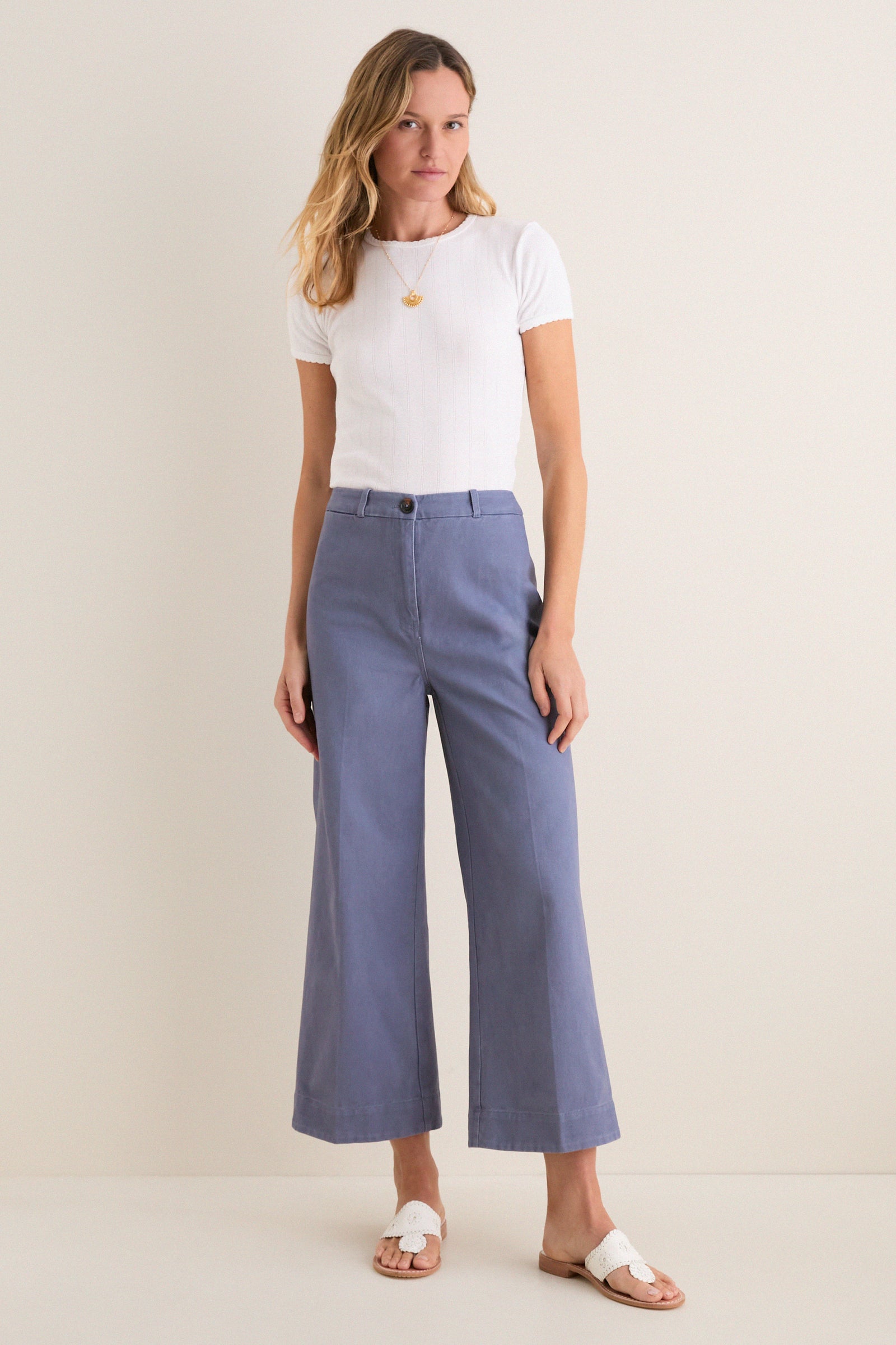 Indigo Twill Florence Pants