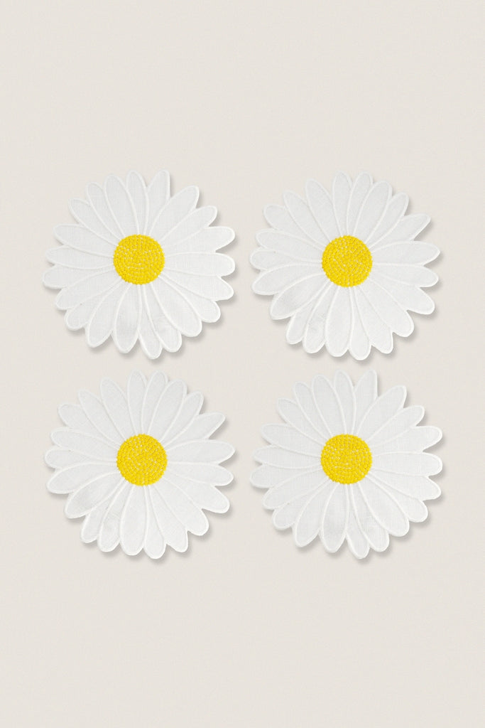 Daisy Rounds Cocktail Napkins (Set of 4)