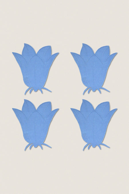 Blue Bell Cocktail Napkins (Set of 4)