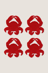 Crab Cocktail Napkins (Set of 4)