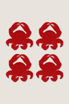 Crab Cocktail Napkins (Set of 4)